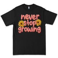 Black never stop growing Premium Tee - MaliasSmallBusiness