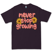 Plum never stop growing Premium Tee - MaliasSmallBusiness