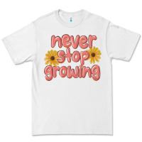 White never stop growing Premium Tee - MaliasSmallBusiness