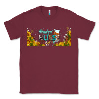 Burgundy thankful nurse fall libbey glass Classic Tee - BundleAndBundleShop