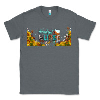 Charcoal Heather thankful nurse fall libbey glass Classic Tee - BundleAndBundleShop