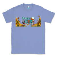 Colony Blue thankful nurse fall libbey glass Classic Tee - BundleAndBundleShop