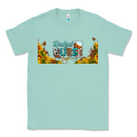Seafoam thankful nurse fall libbey glass Classic Tee - BundleAndBundleShop