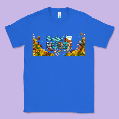 Thankful Nurse Fall Libbey Glass Classic Tee Designed By Bundleandbundleshop