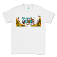 White thankful nurse fall libbey glass Classic Tee - BundleAndBundleShop