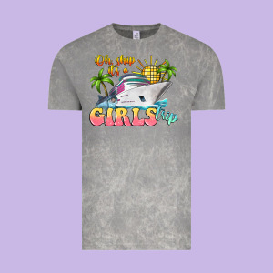 Oh Ship It's A Girls Trip Vintage Tee Designed By Lillyallendesigns