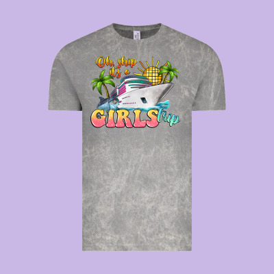 Oh Ship It's A Girls Trip Vintage Tee Designed By Lillyallendesigns