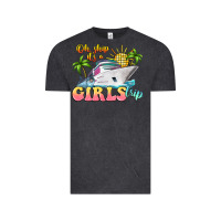 Vintage Black oh ship it's a girls trip Vintage Tee - LillyAllenDesigns