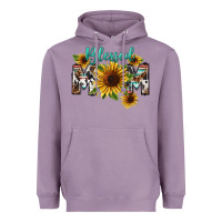 Lavender Blessed mom Mother's Day Heavyweight Hoodie - FaDigitalArtStudio