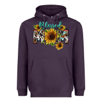 Plum Blessed mom Mother's Day Heavyweight Hoodie - FaDigitalArtStudio