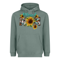 Sage Blessed mom Mother's Day Heavyweight Hoodie - FaDigitalArtStudio