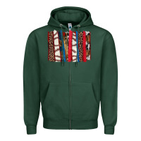 Sports Green Baseball brushstroke Zipper Hoodie - HowdyJamesFarm