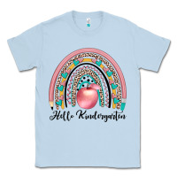 Dusty Blue hello kindergarten Classic Tee - JahusDesignShop