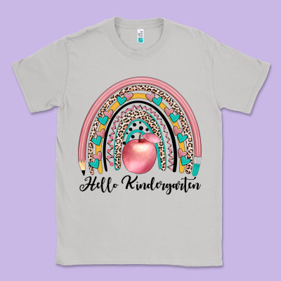 Hello Kindergarten Classic Tee Designed By Jahusdesignshop