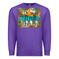 Purple Western Rodeo Dad Tumbler Premium Sweatshirt - BundleAndBundleShop