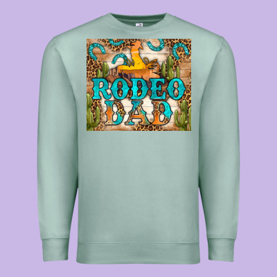 Western Rodeo Dad Tumbler Premium Sweatshirt Designed By Bundleandbundleshop
