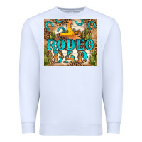 White Western Rodeo Dad Tumbler Premium Sweatshirt - BundleAndBundleShop