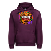 Mauve Wine brite me Urban Hoodie - CowhideDigitalArt