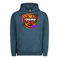 Pigment Midnight Navy brite me Urban Hoodie - CowhideDigitalArt