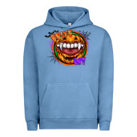 Pigment Pebble Blue brite me Urban Hoodie - CowhideDigitalArt