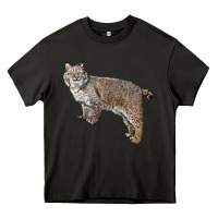 Asphalt Bobcat Heavy Core Tee - LillyAllenDesigns
