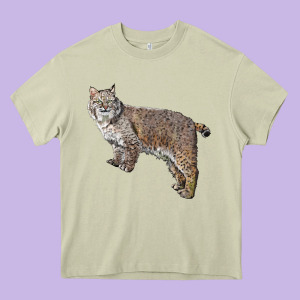 Bobcat Heavy Core Tee Designed By Lillyallendesigns