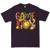 Plum game day softball Premium Tee - MaliasSmallBusiness