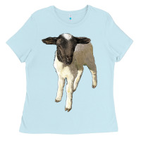 Baby Blue dorper baby sheep Ladies Tee - LillyAllenDesigns