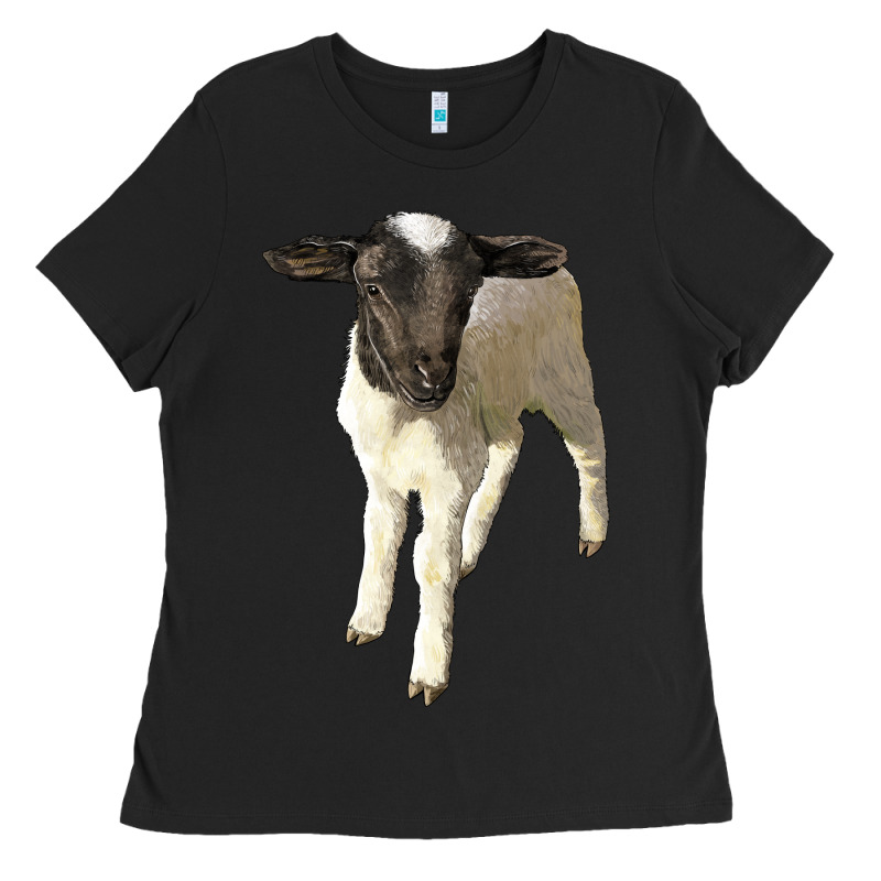 Dorper Baby Sheep Ladies Tee by LillyAllenDesigns | Teevron