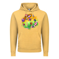 Vintage Mustard halloween candy patches Vintage Hoodie - BundleAndBundleShop