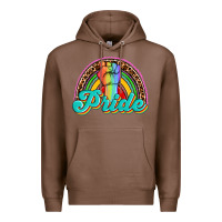 Chestnut pride rainbow Premium Hoodie - OliviaCreatesArt