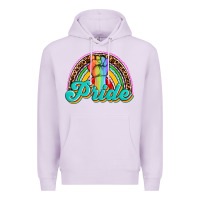 Lilac pride rainbow Premium Hoodie - OliviaCreatesArt