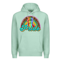 Seafoam pride rainbow Premium Hoodie - OliviaCreatesArt