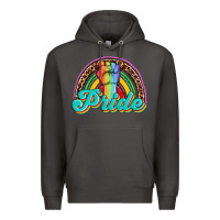 Smoke pride rainbow Premium Hoodie - OliviaCreatesArt
