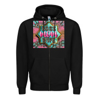 Black Boss mom wife Zipper Hoodie - CowGirlArtShop