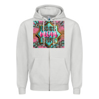 Dove Grey Boss mom wife Zipper Hoodie - CowGirlArtShop