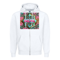 White Boss mom wife Zipper Hoodie - CowGirlArtShop
