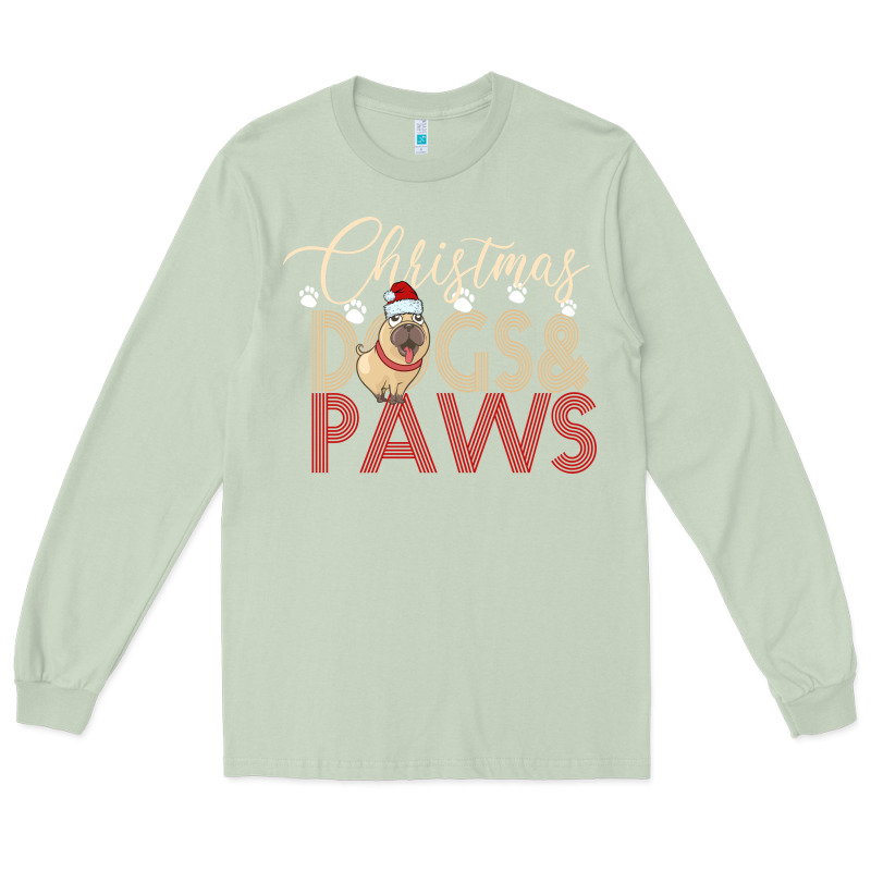 Christmas Dogs Paws Long Sleeve Tee by Bettercallsaul | Teevron