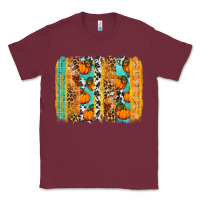 Burgundy fall pumpkin brushstroke Classic Tee - BundleAndBundleShop