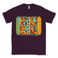 Plum fall pumpkin brushstroke Classic Tee - BundleAndBundleShop