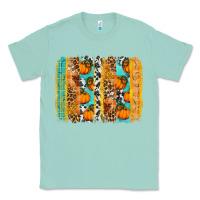 Seafoam fall pumpkin brushstroke Classic Tee - BundleAndBundleShop