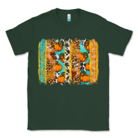 Sports Green fall pumpkin brushstroke Classic Tee - BundleAndBundleShop