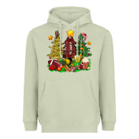 Matcha christmas with american football trees bbs Heavyweight Hoodie - BundleAndBundleShop
