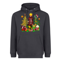 Smoke christmas with american football trees bbs Heavyweight Hoodie - BundleAndBundleShop
