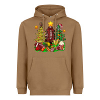 Toasted Coconut christmas with american football trees bbs Heavyweight Hoodie - BundleAndBundleShop