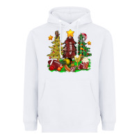White christmas with american football trees bbs Heavyweight Hoodie - BundleAndBundleShop