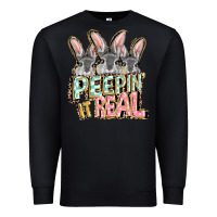 Black peepin' it real easter day Premium Sweatshirt - FaDigitalArtStudio