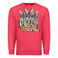 Cardinal peepin' it real easter day Premium Sweatshirt - FaDigitalArtStudio