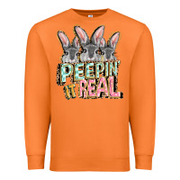 Carrot peepin' it real easter day Premium Sweatshirt - FaDigitalArtStudio
