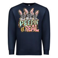 Navy peepin' it real easter day Premium Sweatshirt - FaDigitalArtStudio
